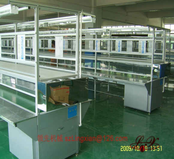 不锈钢工作台流水线