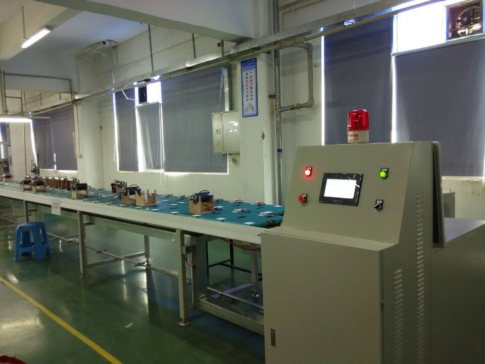 跑步机马达组装线