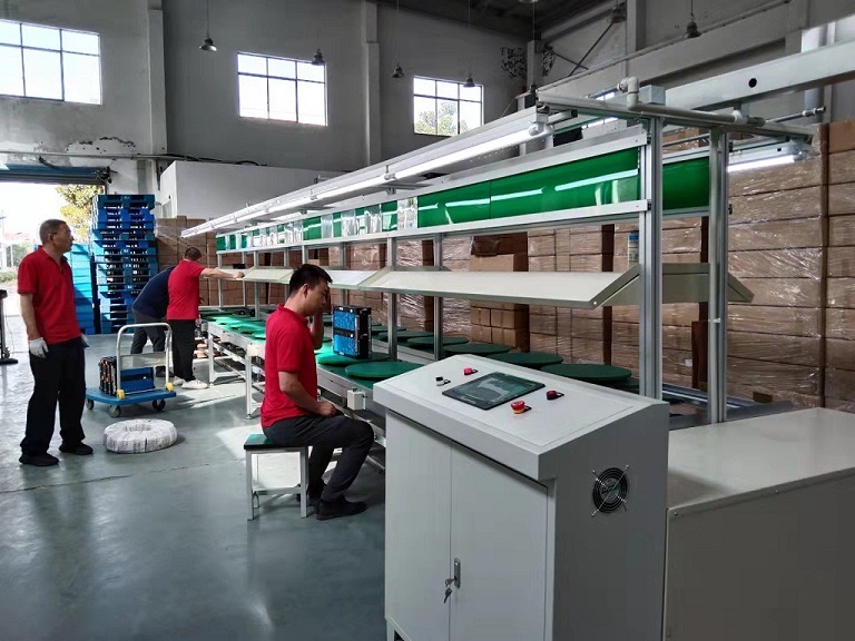 元启动力倍速链流水线