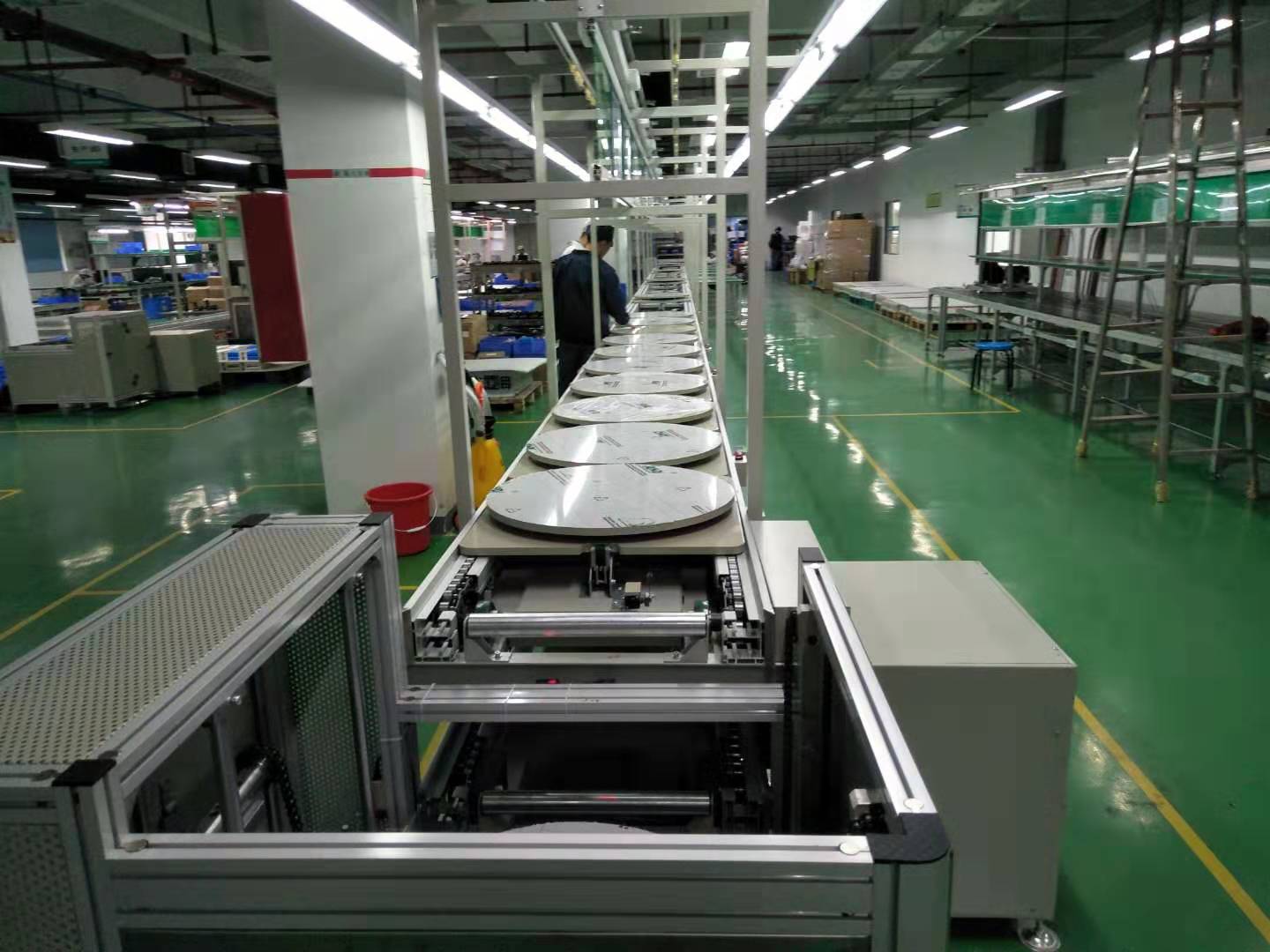 新能源电池倍速链组装线