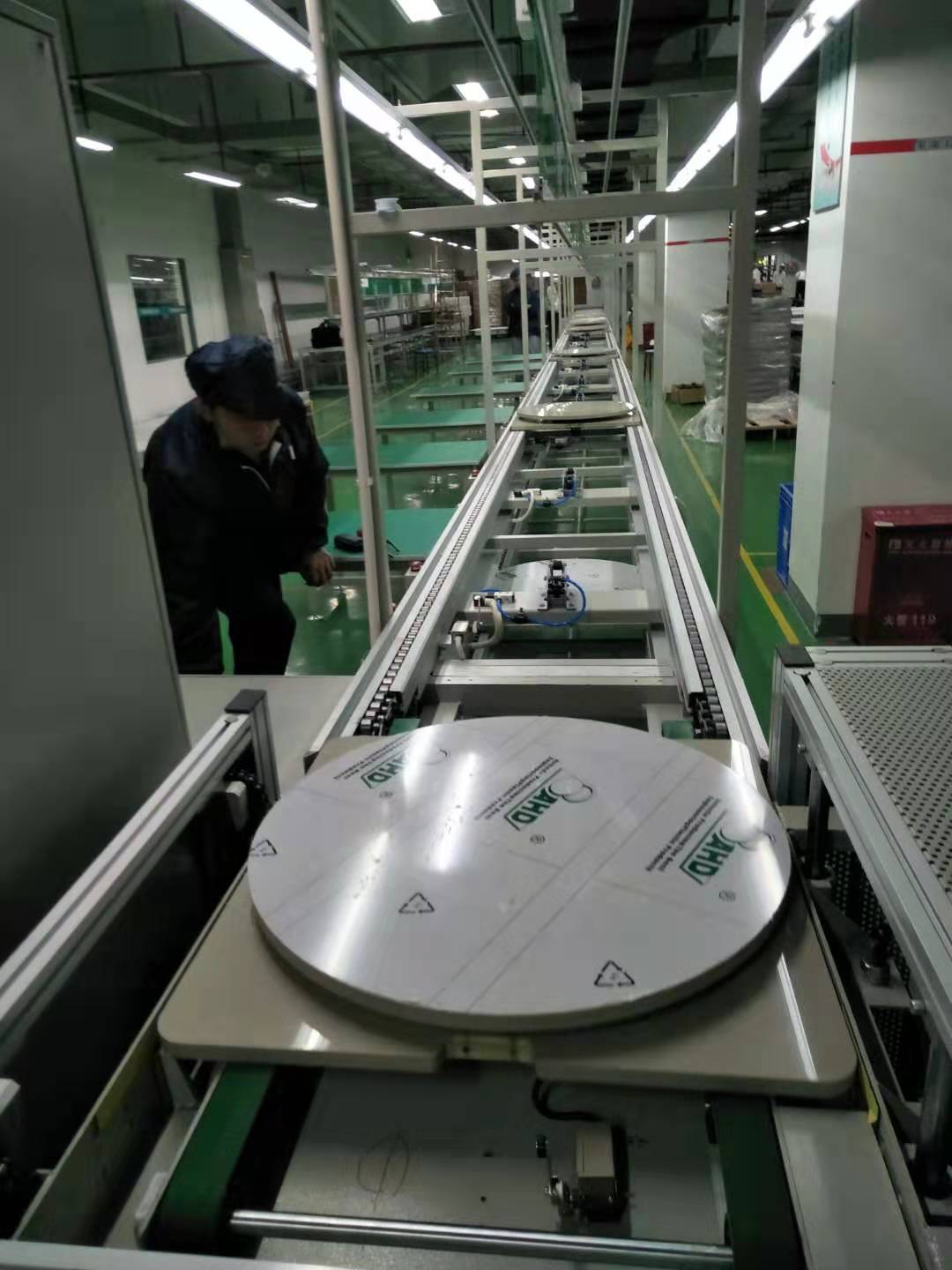 新能源电池倍速链组装线