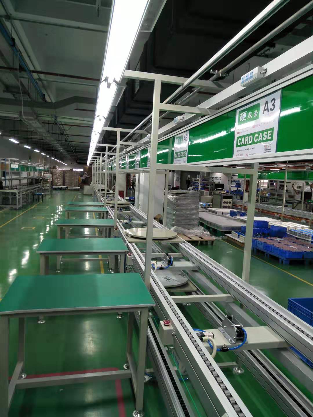 新能源电池倍速链组装线