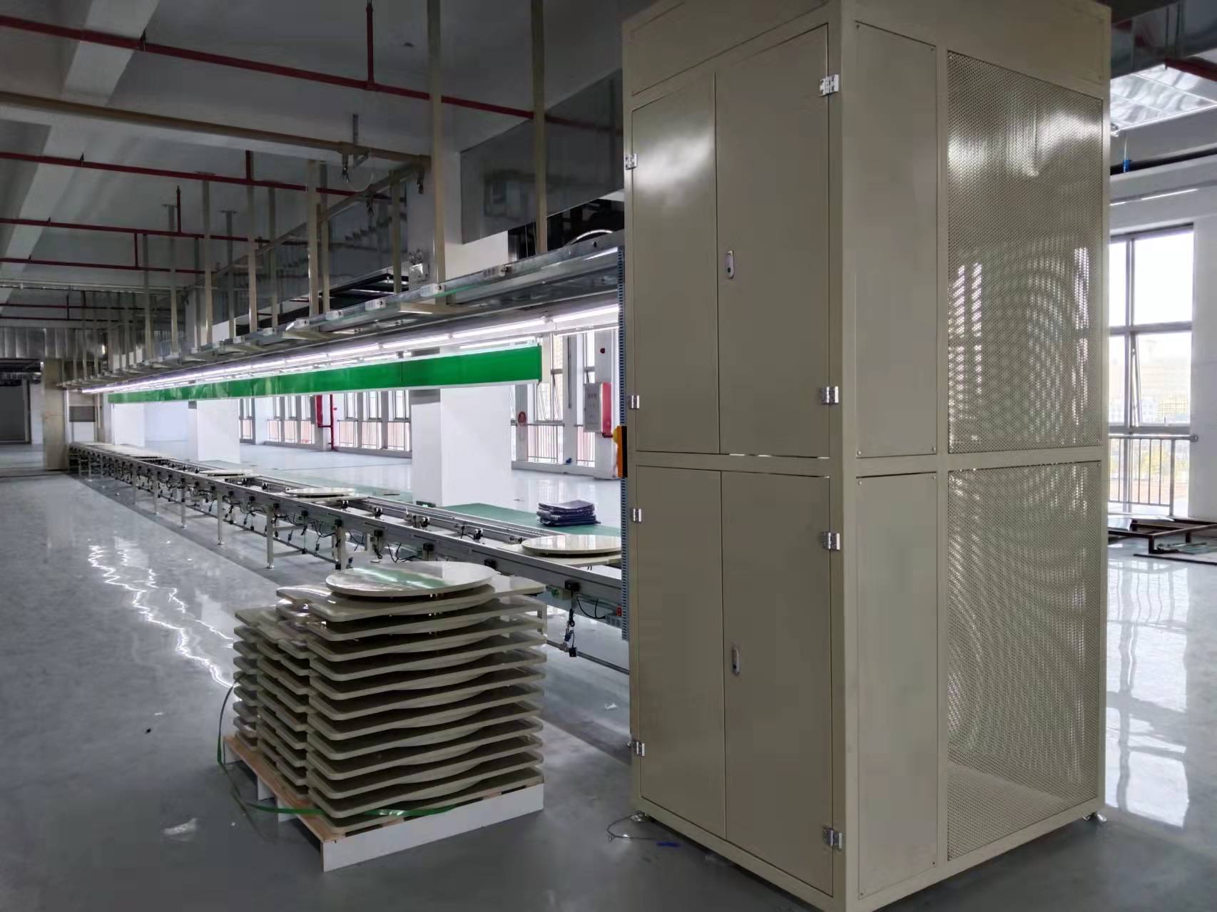 新能源电池倍速链组装线